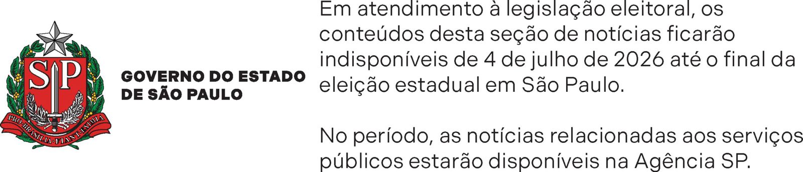 Comunicado sobre a eleição